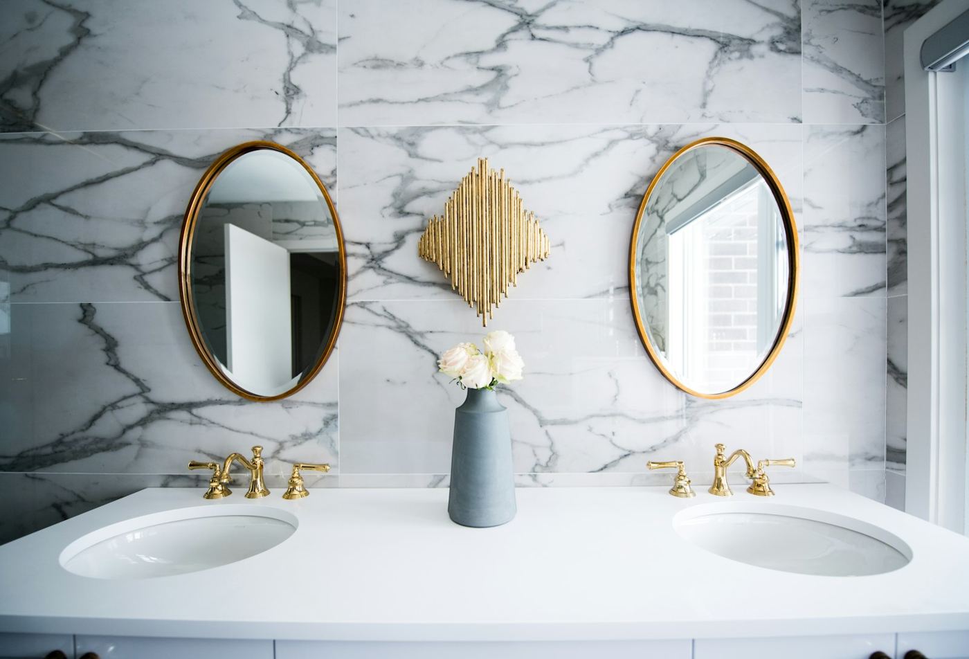 Marble bathroom